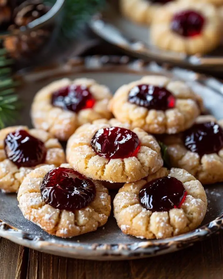 Holiday Thumbprint Cookies Recipe