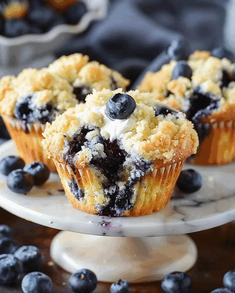 Amazing Blueberry Cream Cheese Muffins