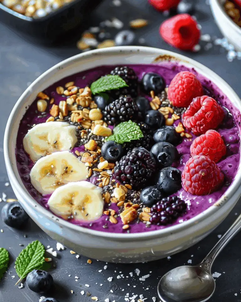 Açaí Bowl Recipe