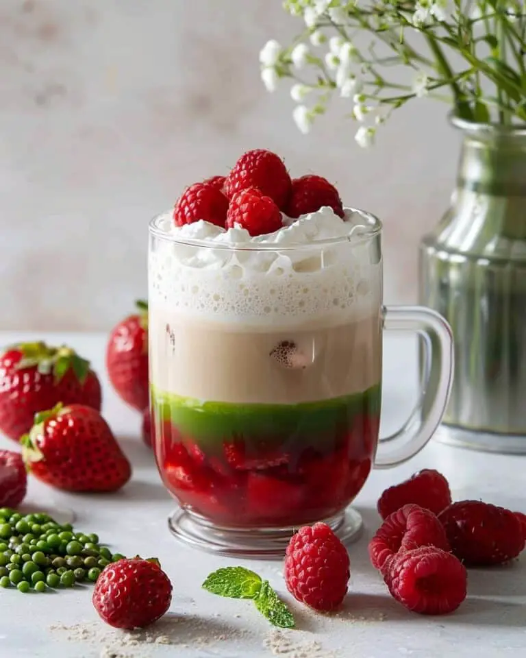 Iced Strawberry Matcha Latte
