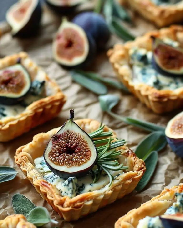 Fig and Blue Cheese Tartlets
