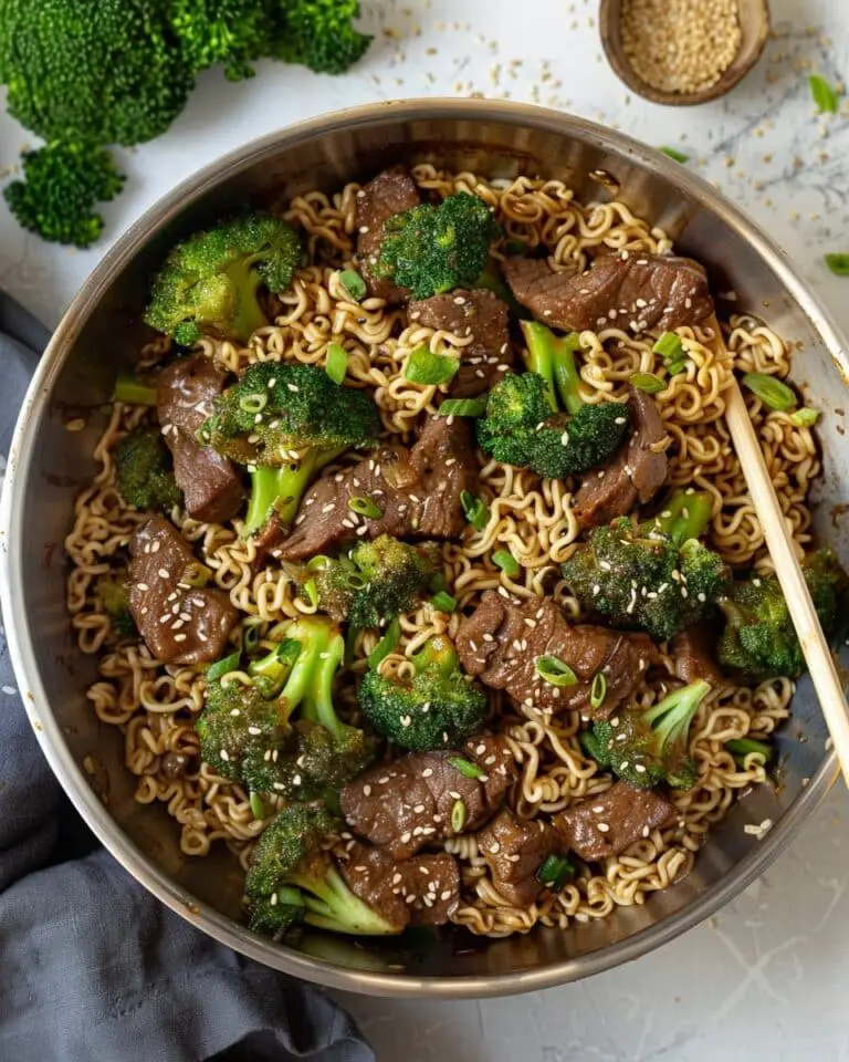 Beef and Broccoli Ramen