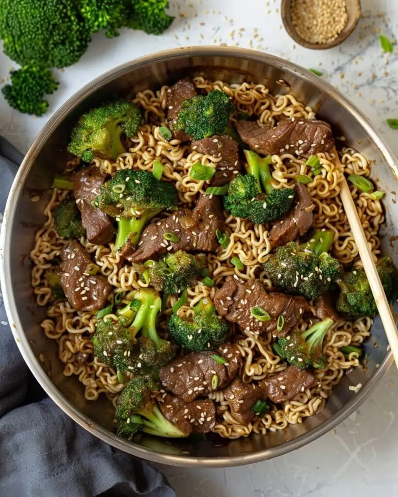 Beef and Broccoli Ramen