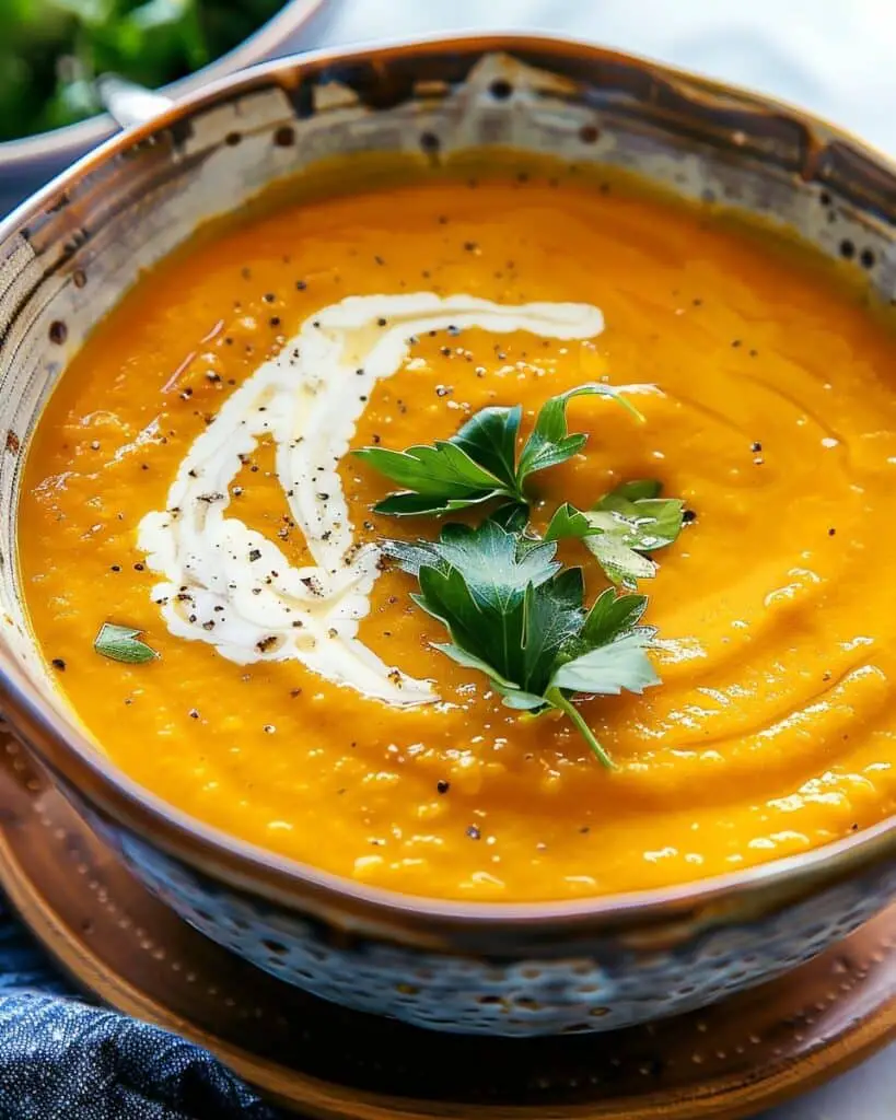 Creamy Roasted Carrot Soup