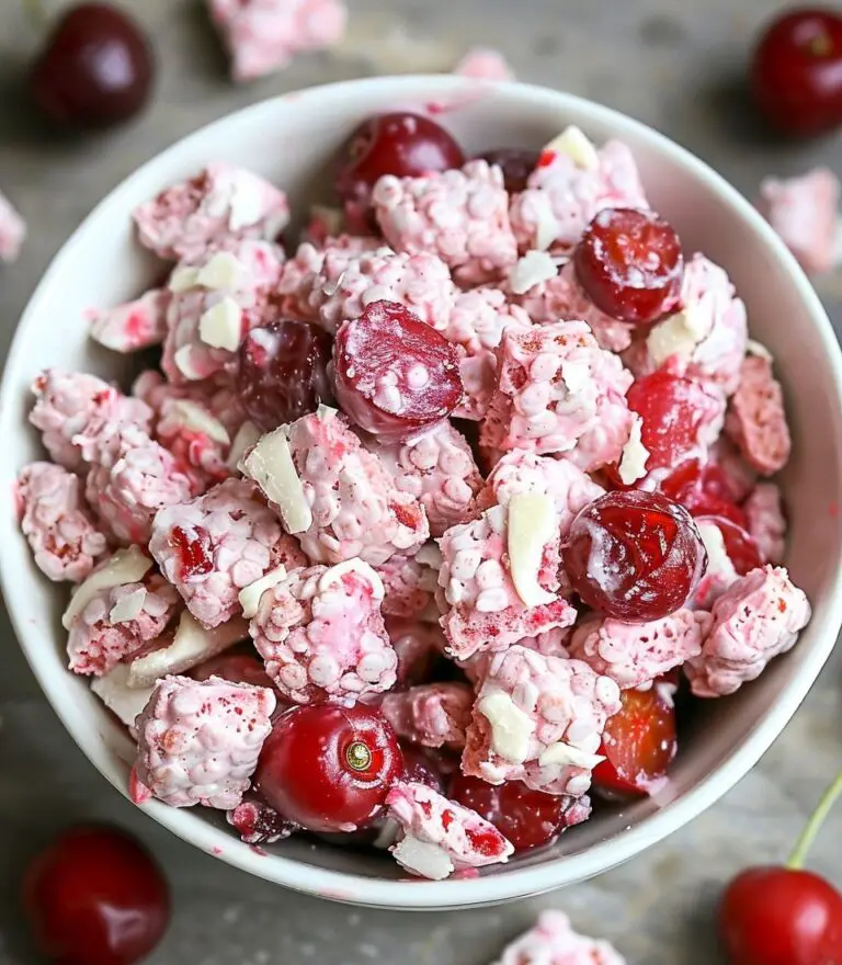 Cherry Cheesecake Puppy Chow