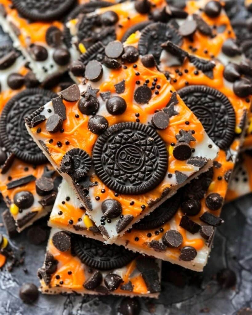 Spooky Oreo Bark