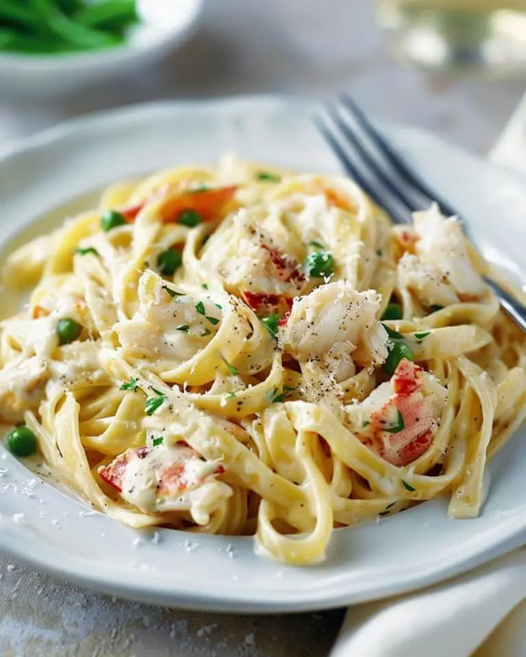 Crab Fettuccine Alfredo