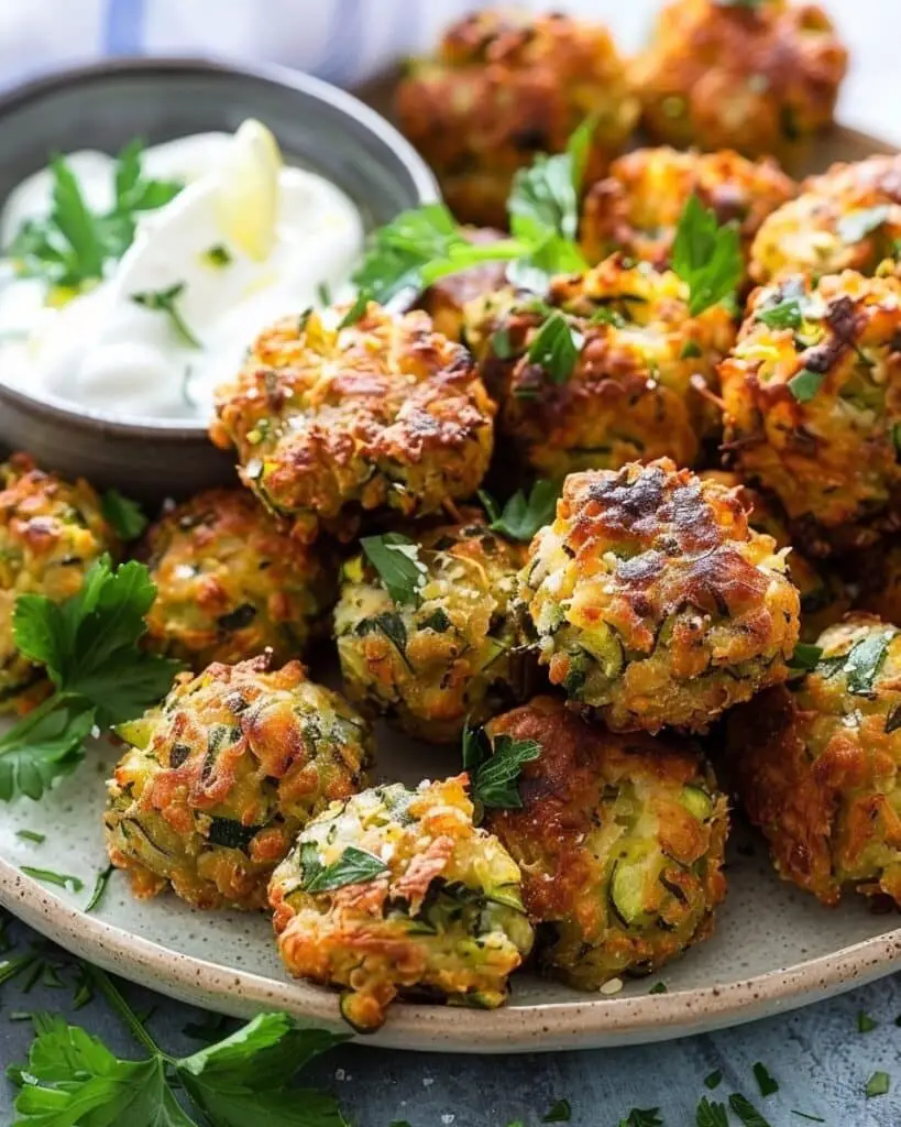 Greek Zucchini Tots