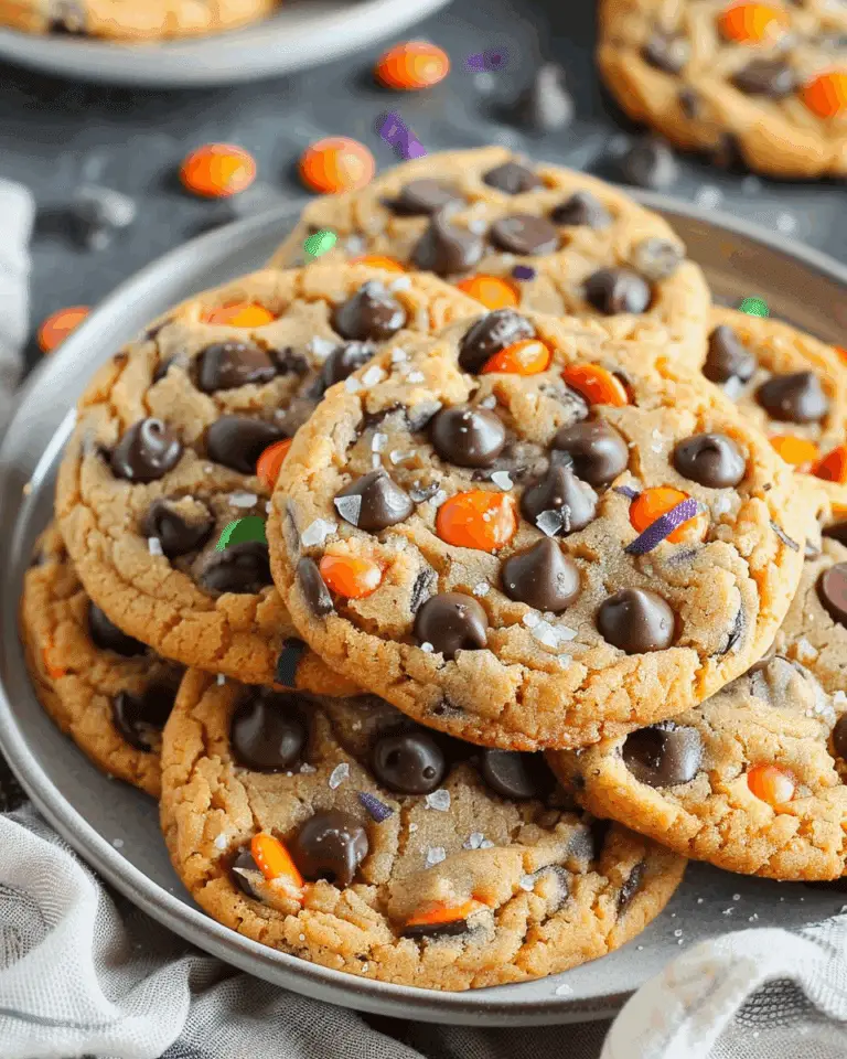 Halloween Chocolate Chip Cookies