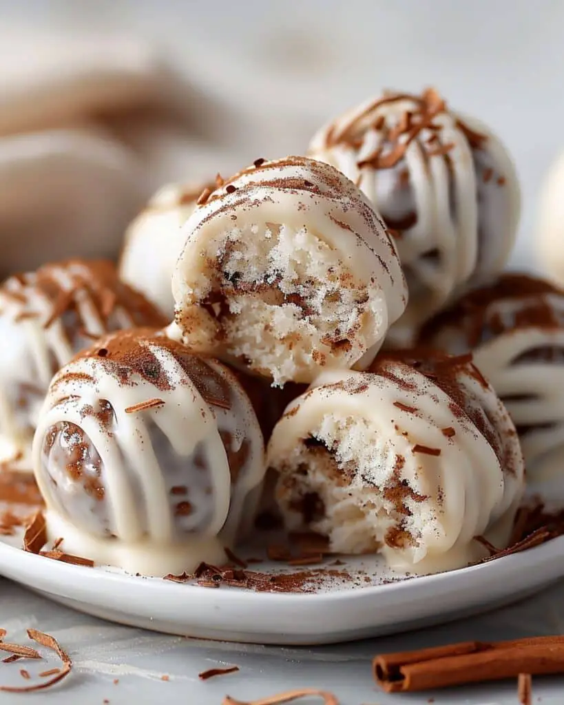 Cinnamon Roll Truffles Recipe