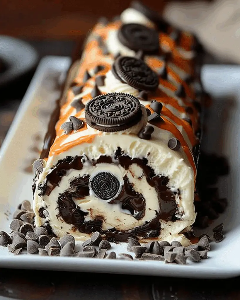 Oreo Cream Chocolate Roll