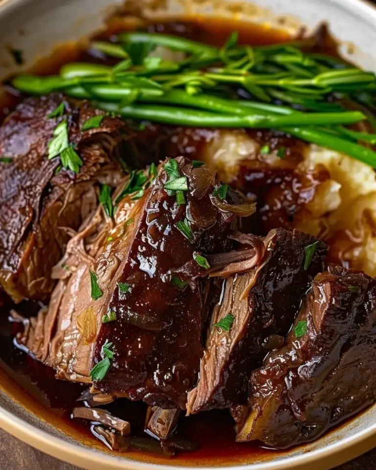 Slow-Braised Honey Balsamic Chuck Roast