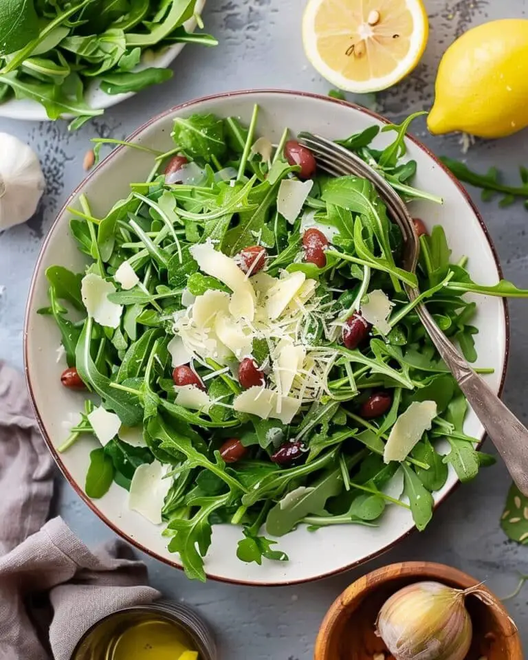 Arugula Salad with Lemon Vinaigrette