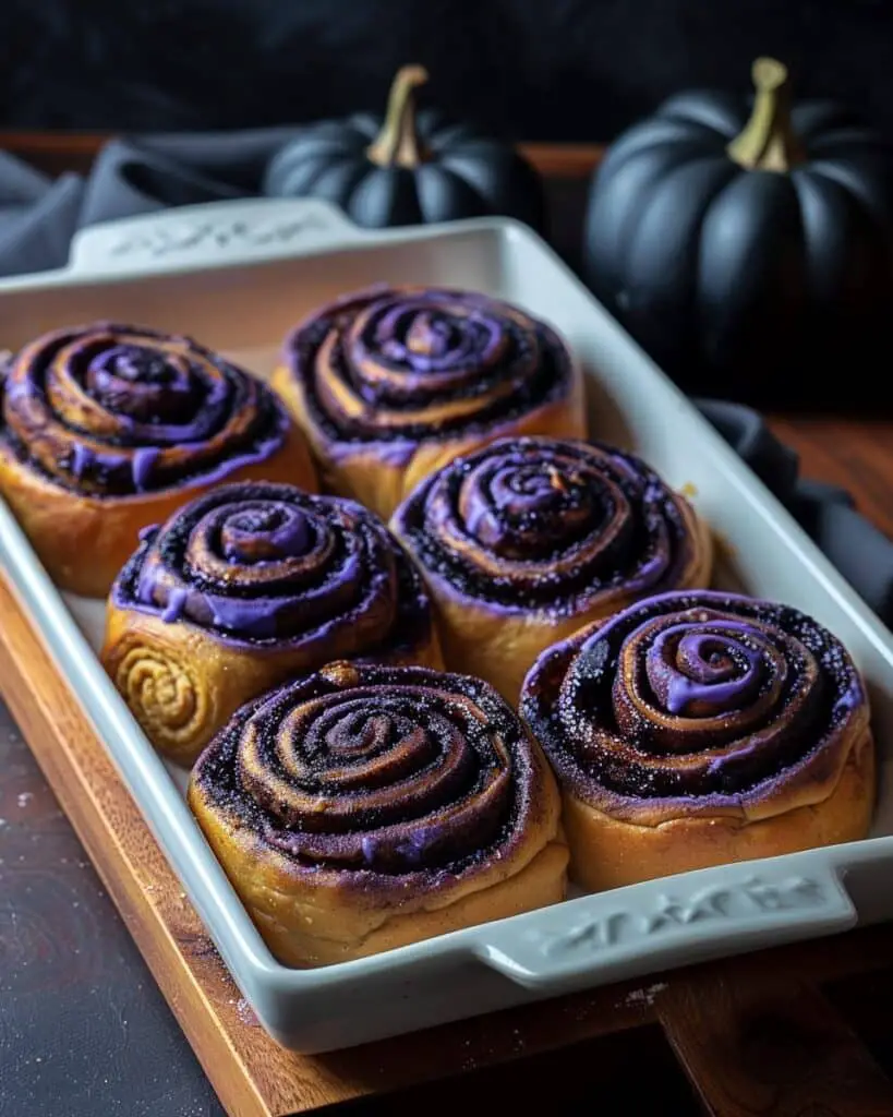 Dreamy Purple Swirl Rolls