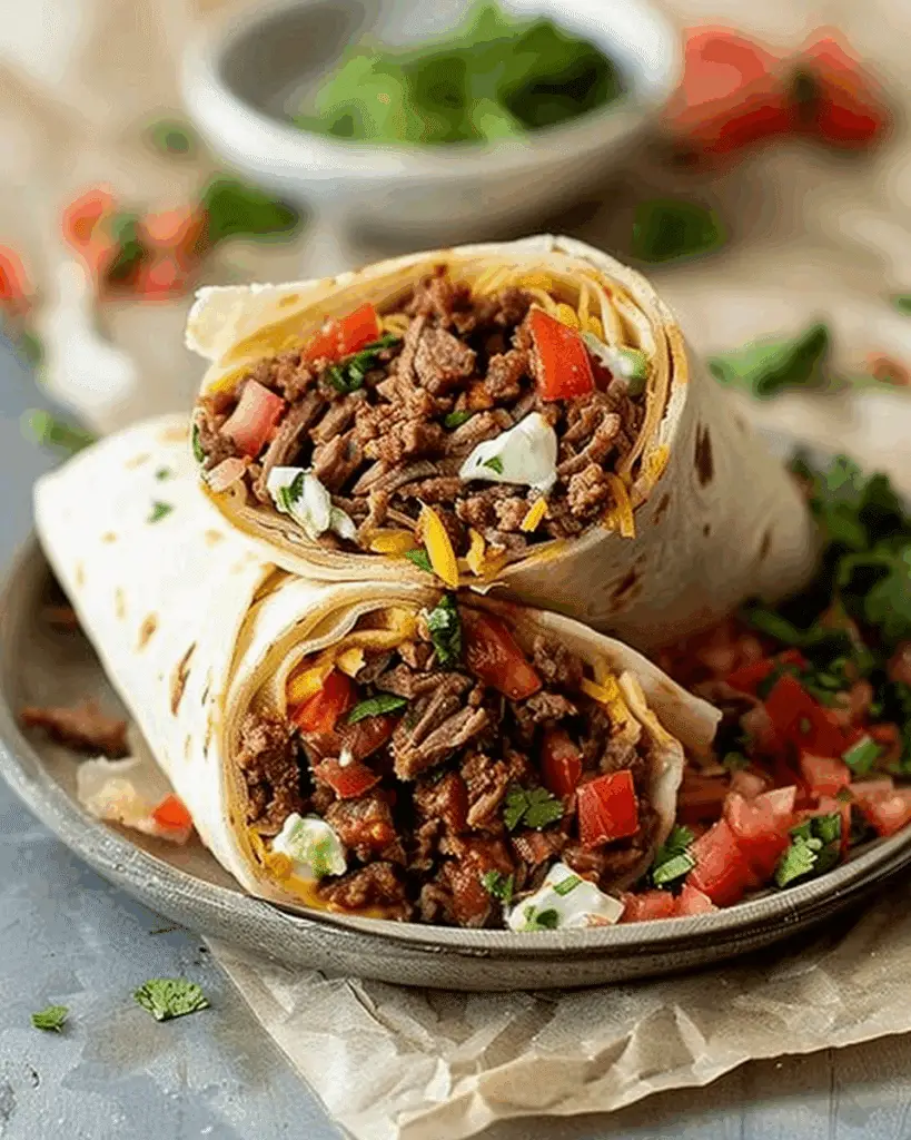 Easy Beef Burritos