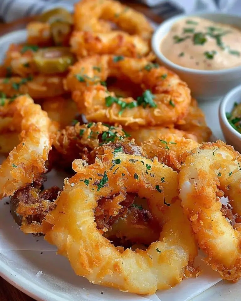 Crispy Cod & Onion Ring Extravaganza