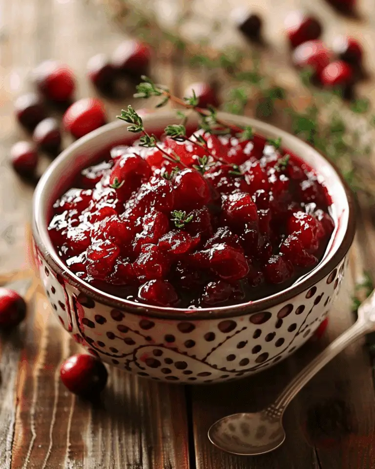 Cranberry Sauce