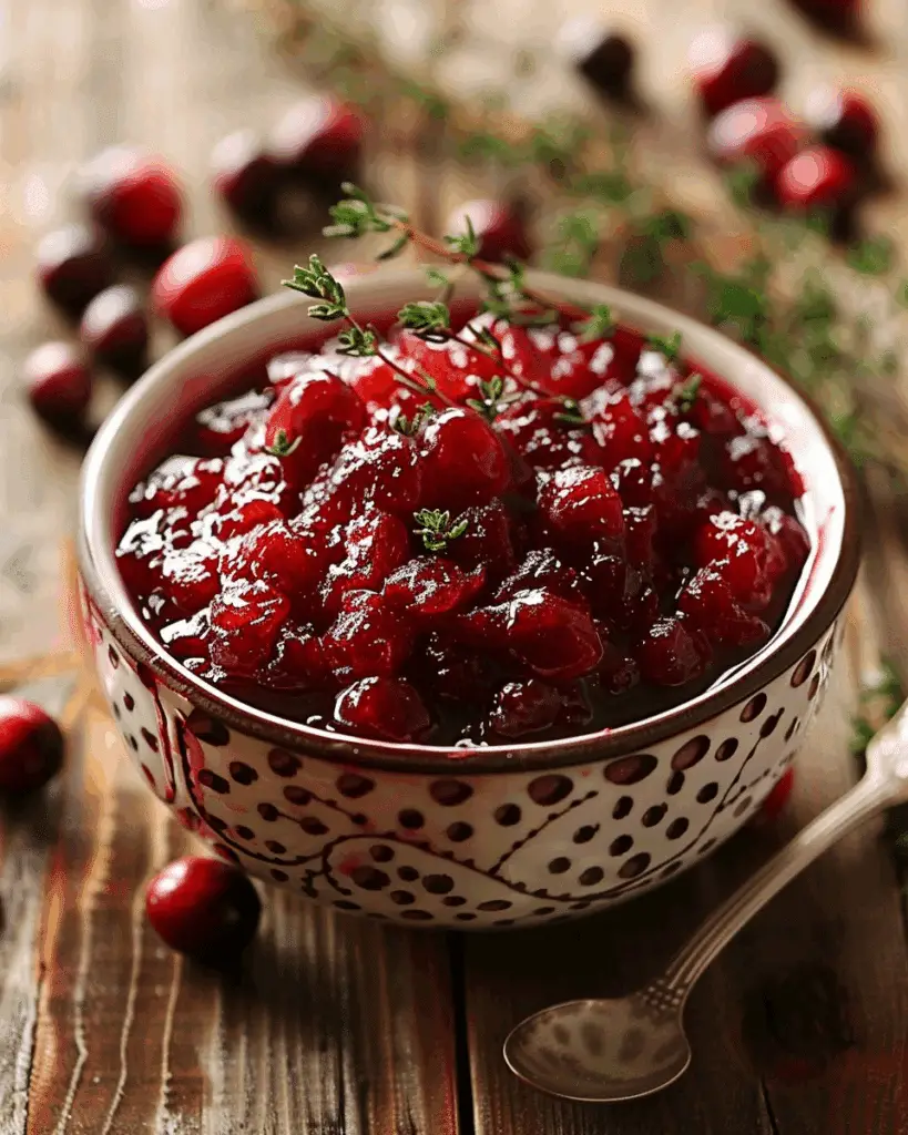 Cranberry Sauce