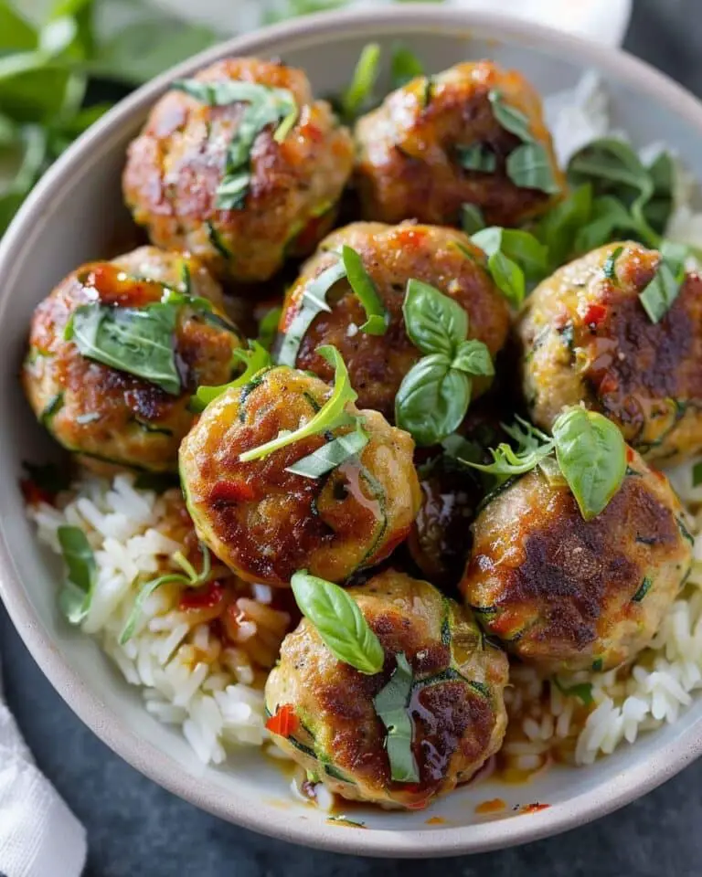 Easy Turkey Zucchini Meatballs