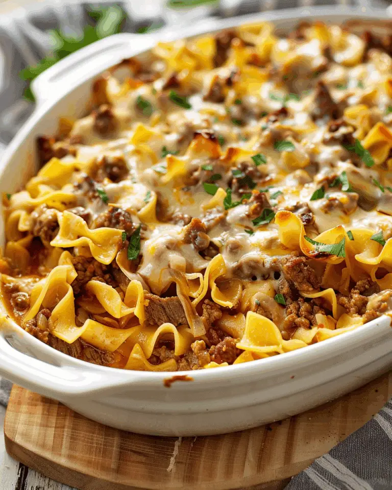 Sour Cream Beef Noodle Casserole