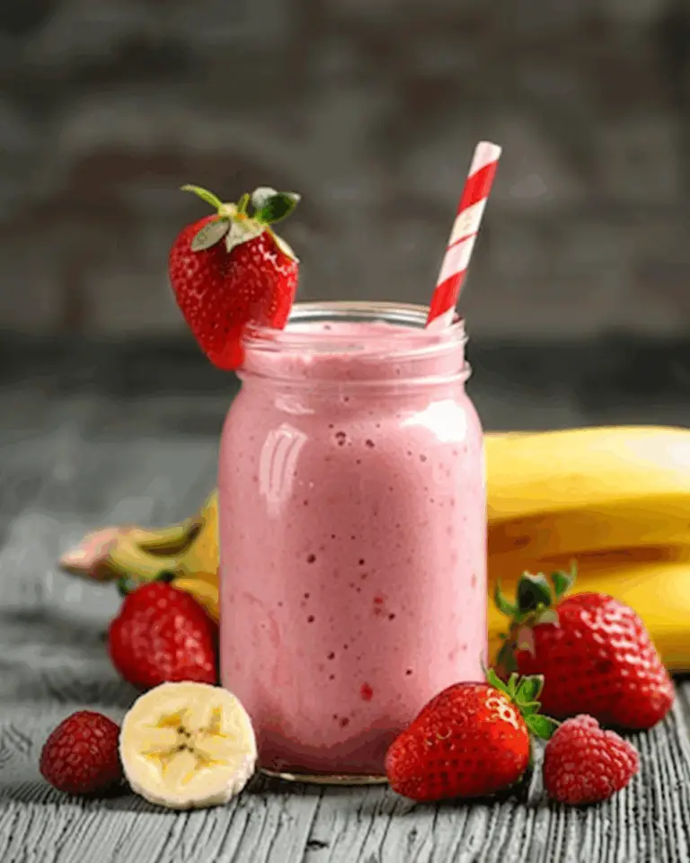 Strawberry Banana Yogurt Smoothie