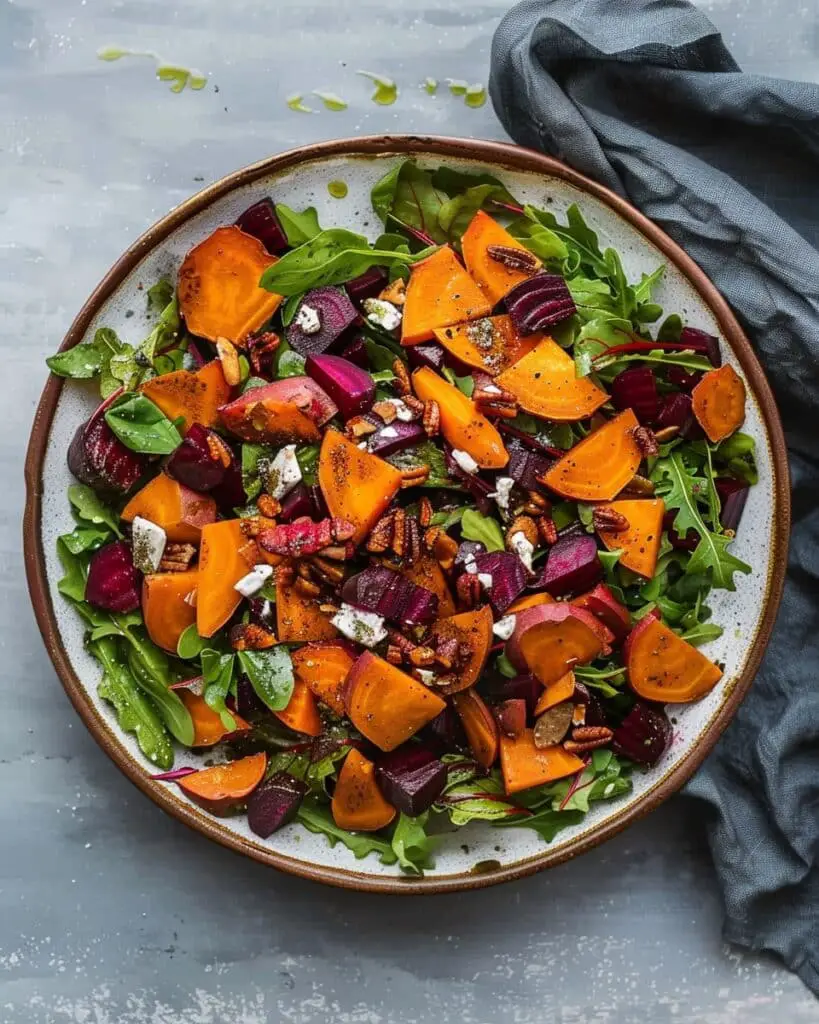 Sweet Potato and Beetroot Salad