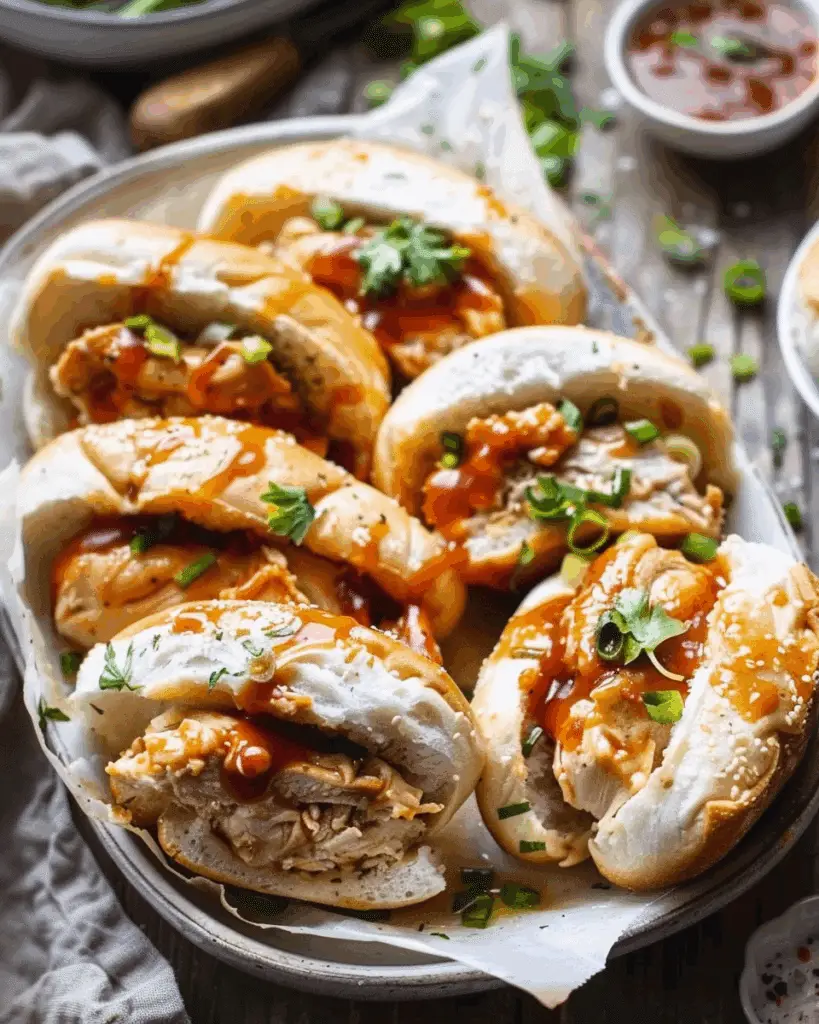 Cheesy Dynamite Chicken Buns