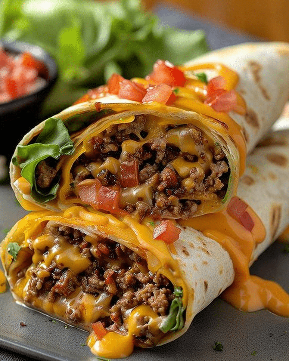 Weight Watchers Cheeseburger Crunch Wrap