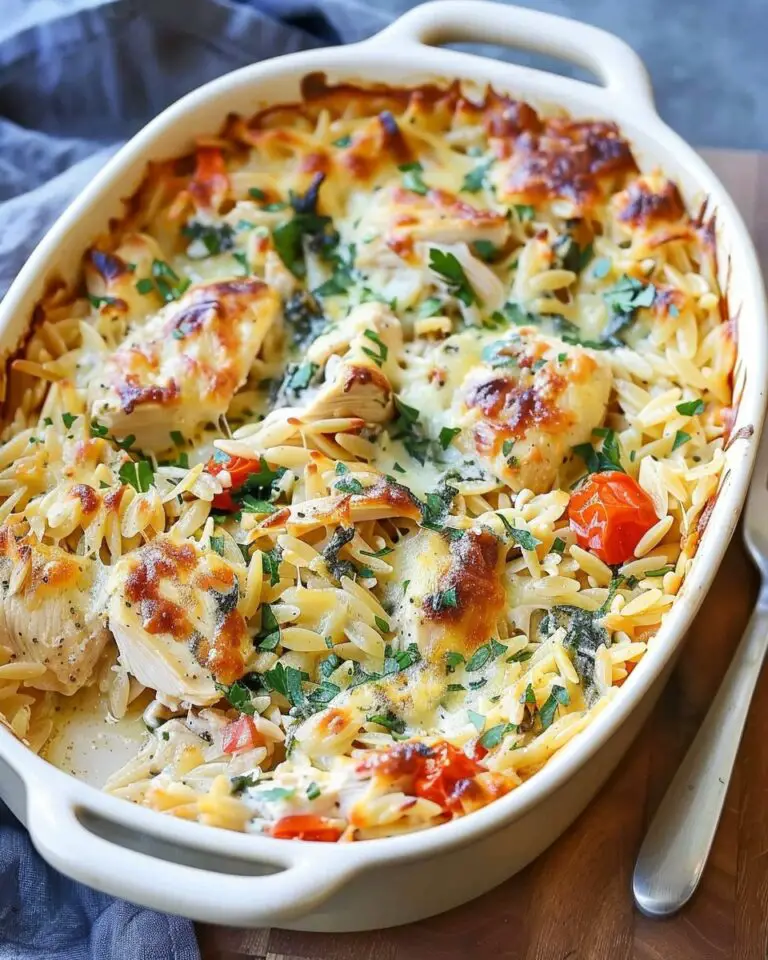 Chicken Orzo Bake