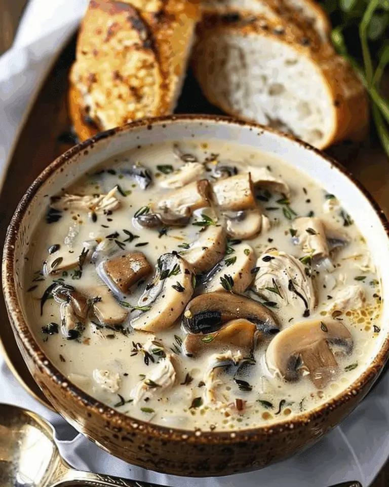Rotisserie Chicken Mushroom Soup