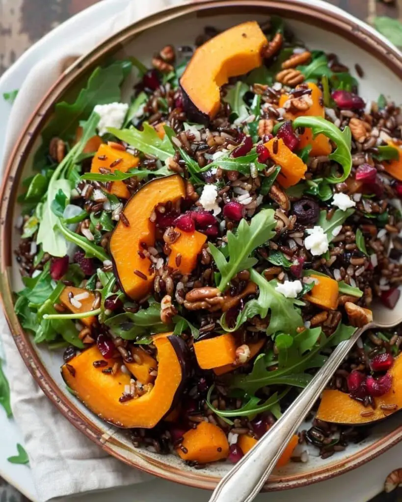 Forbidden Rice Pumpkin Salad
