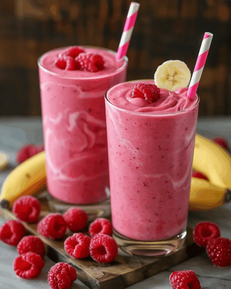 Raspberry Banana Smoothie