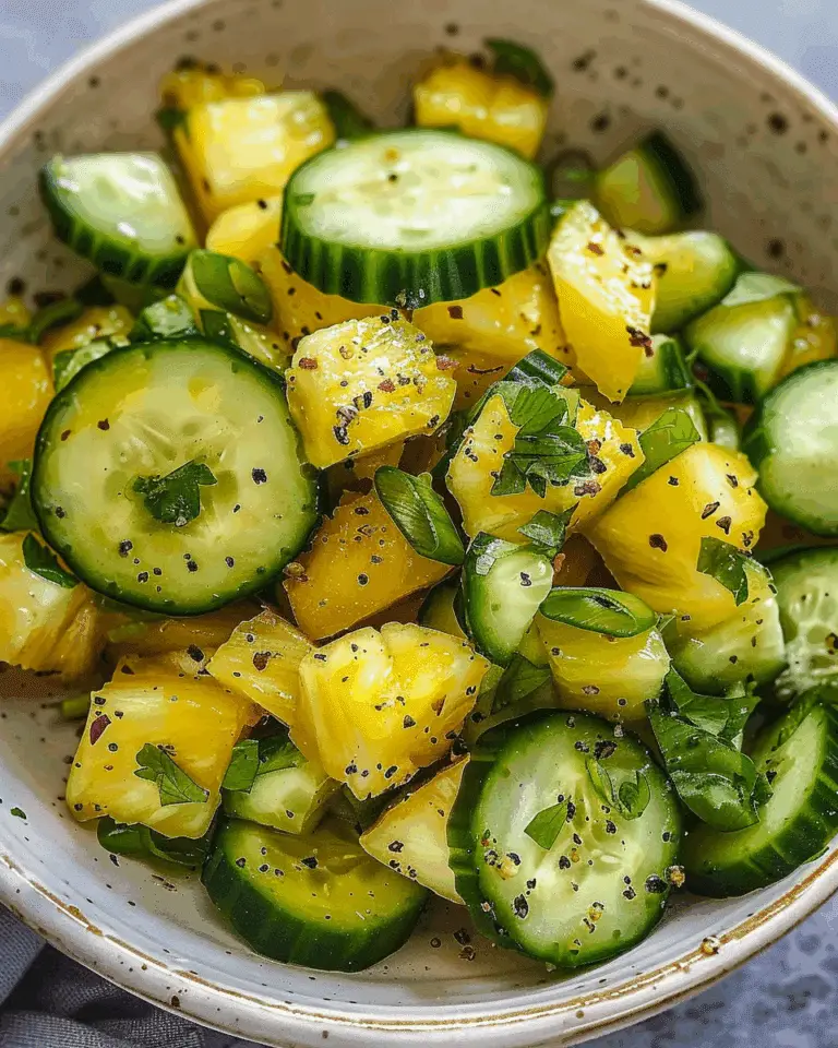 Pineapple Cucumber Salad