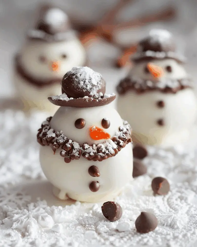 Cute Snowmen Truffles