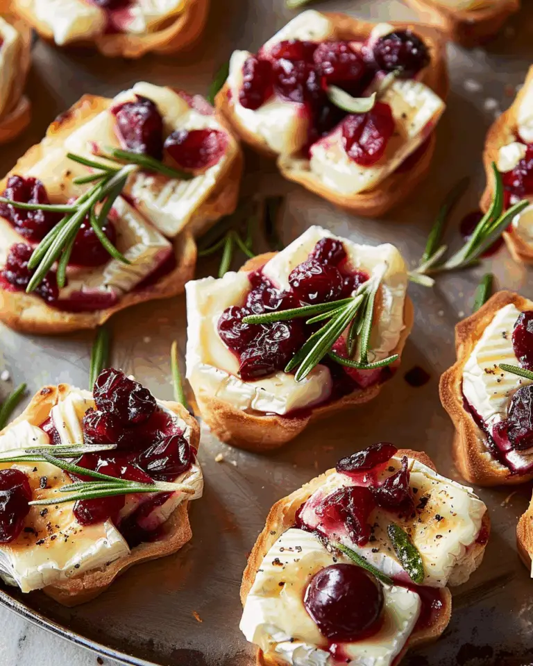 Cranberry Brie Bites