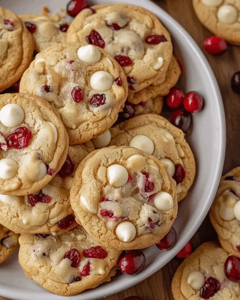 White Chocolate Cranberry Cookies
