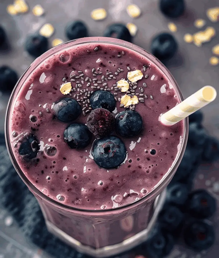 Blueberry Smoothie without Yogurt