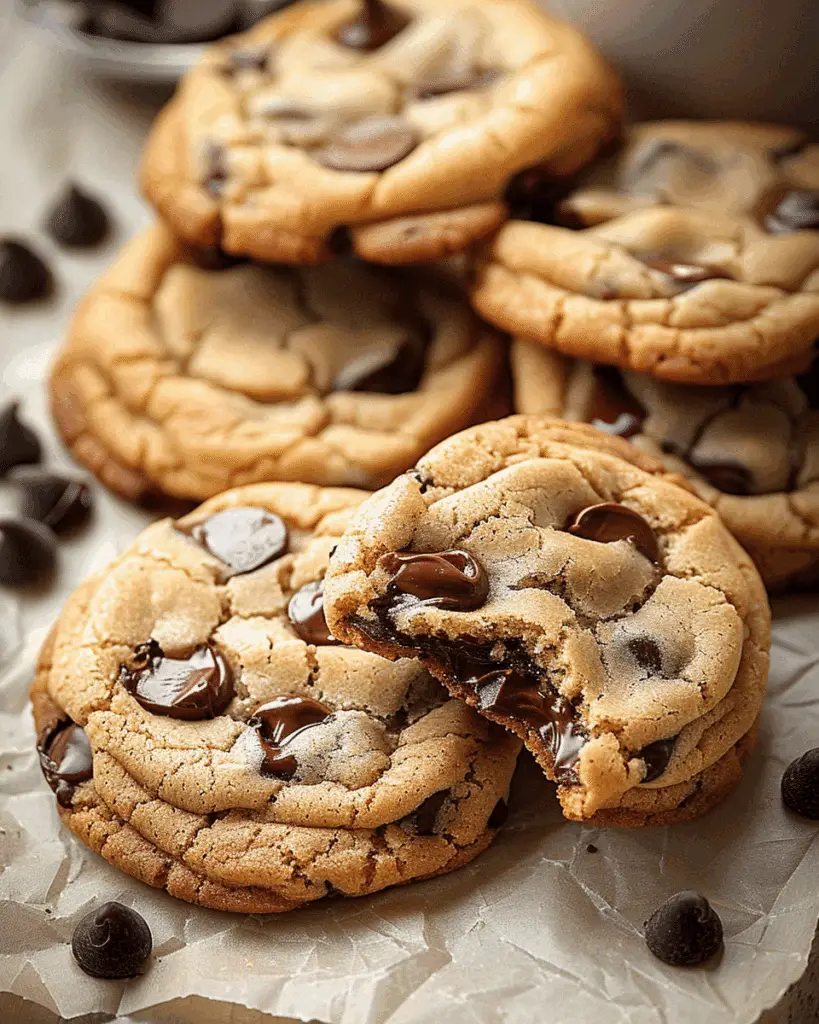 Nutella-Stuffed Chocolate Chip Cookies