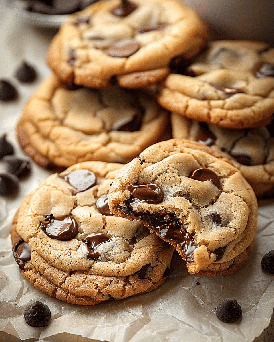 Nutella-Stuffed Chocolate Chip Cookies