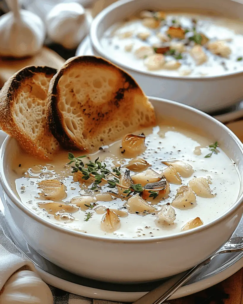 Country French Garlic Soup
