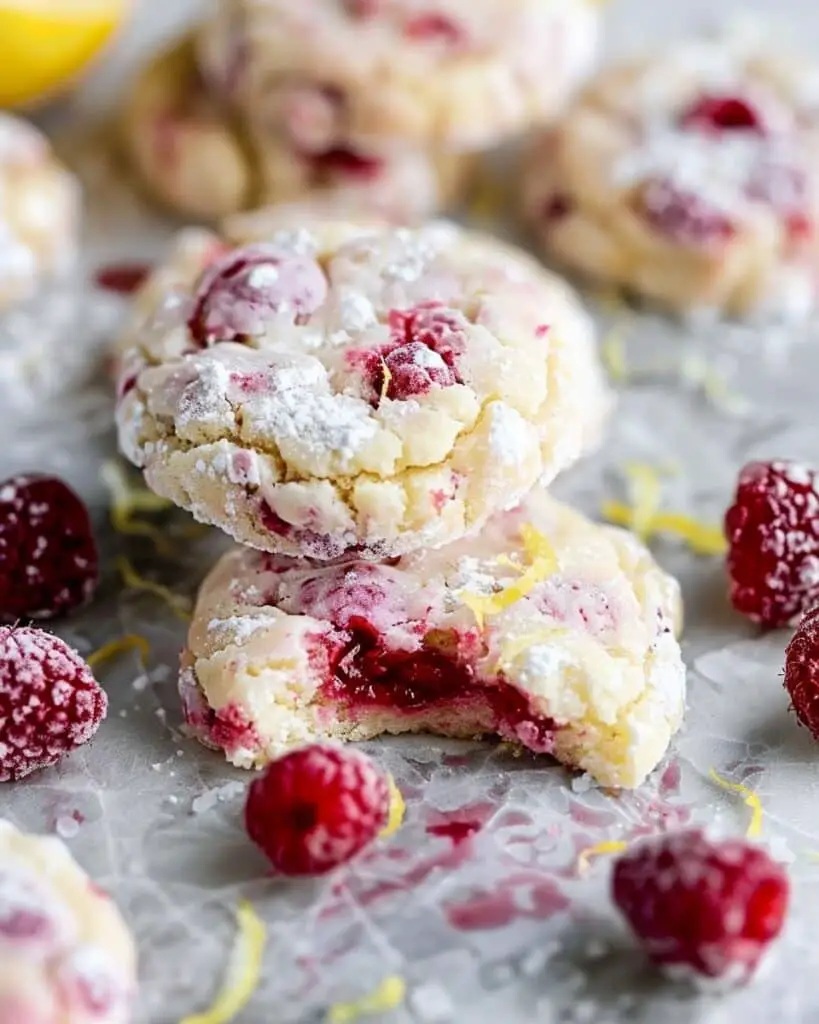 Lemon Raspberry Cookies