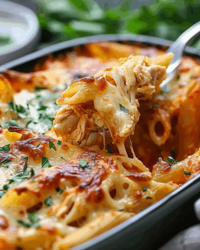 Easy and Delicious Cheesy Chicken Pasta Bake