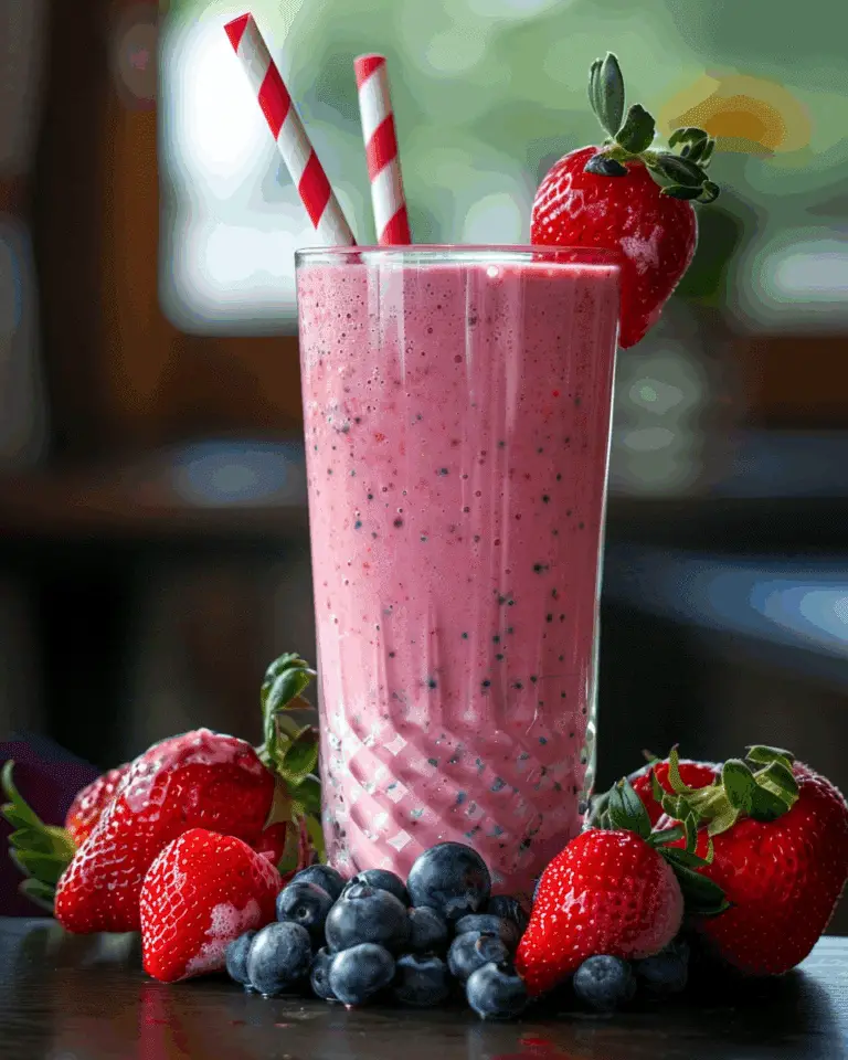 Strawberry Blueberry Smoothie
