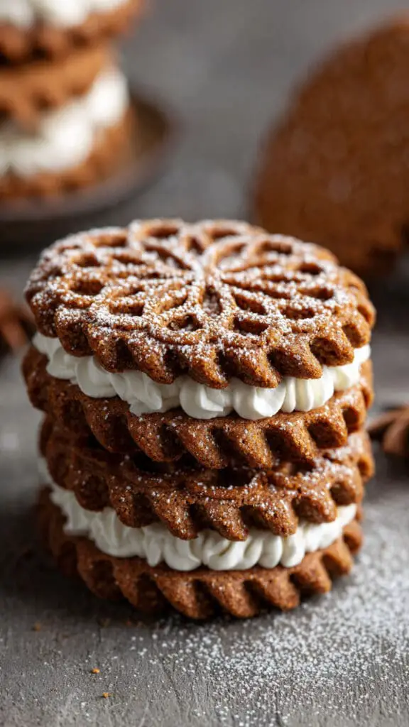 Gingerbread Sandwich Cookies