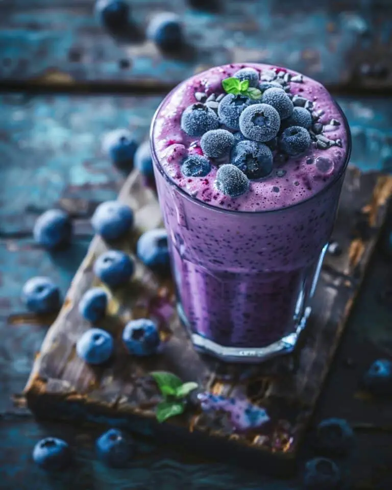 Blueberry Milkshake