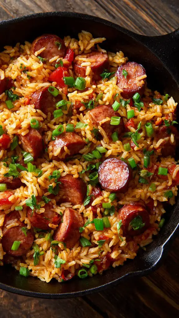 One-Pot Smoked Sausage and Rice