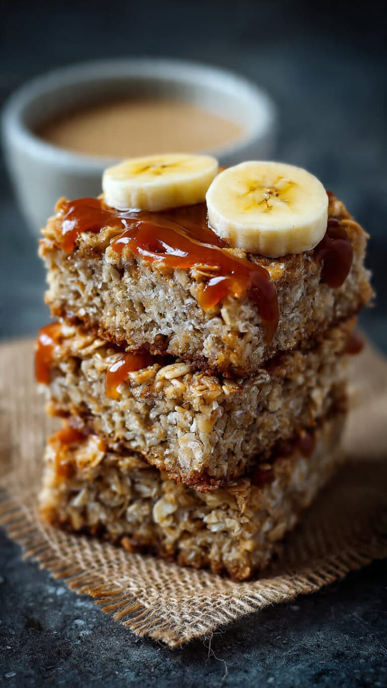 Energizing Banana Oatmeal Bars for a Healthy Snack