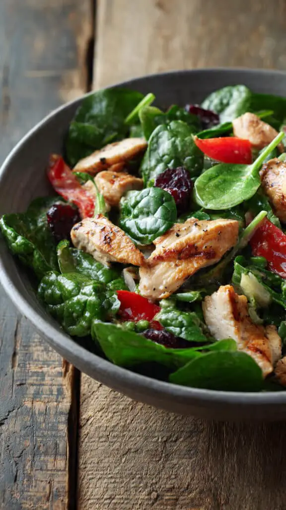 Chicken Spinach Salad
