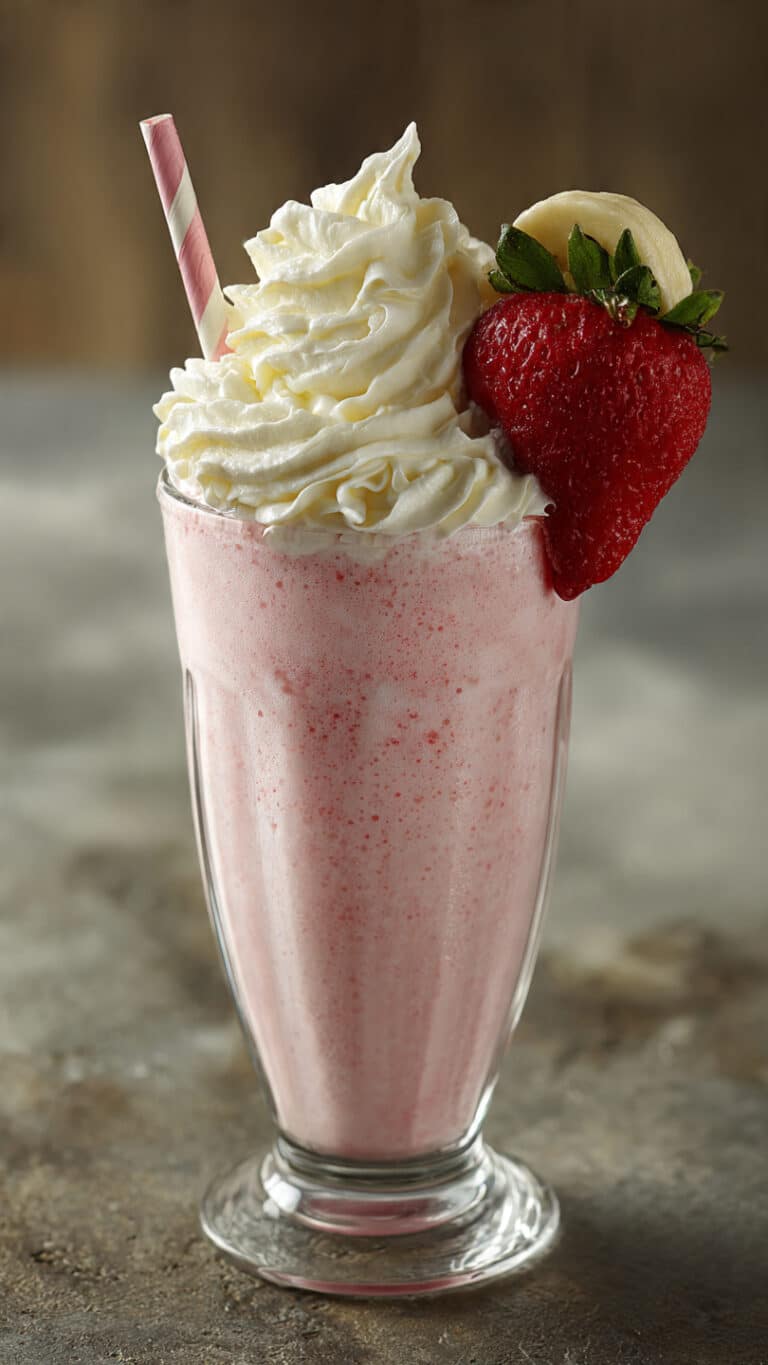 Strawberry Banana Milkshake