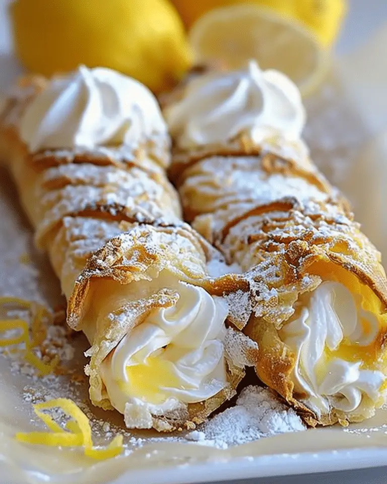 Lemon Meringue Pie Cannoli